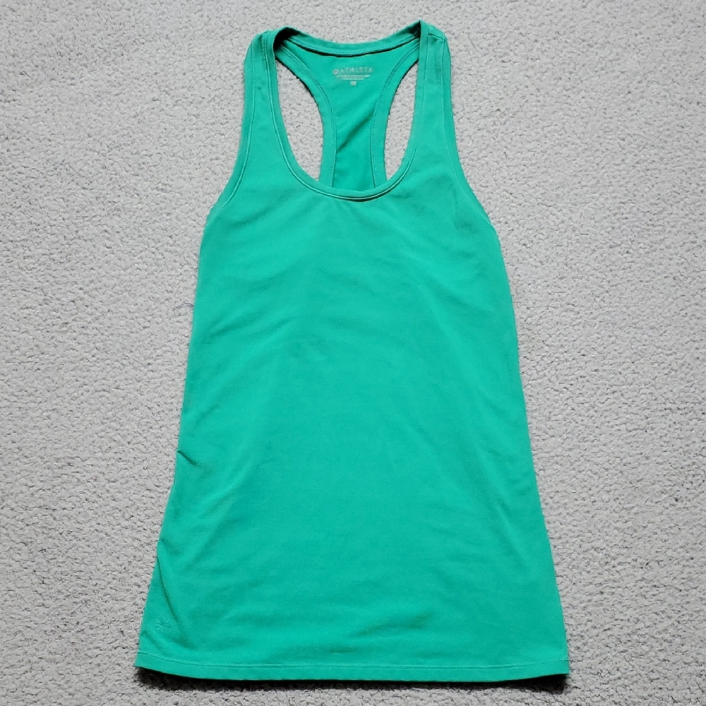 Athleta Women's Teal Racerback Tank Top Size XS